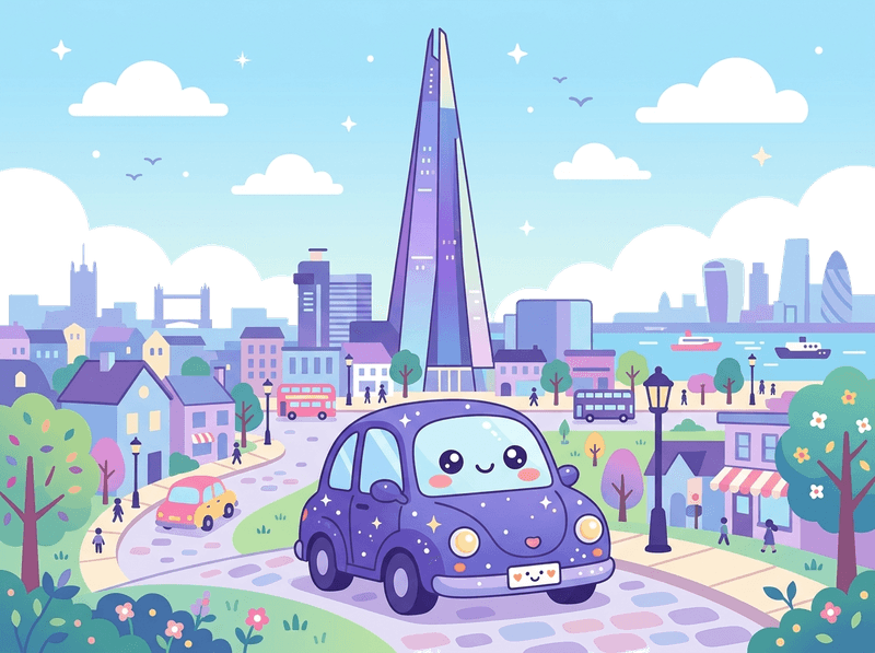 Illustration of a London landmark near Southwark